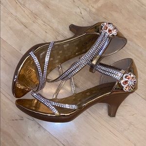 Delicacy rose gold & rhinestone